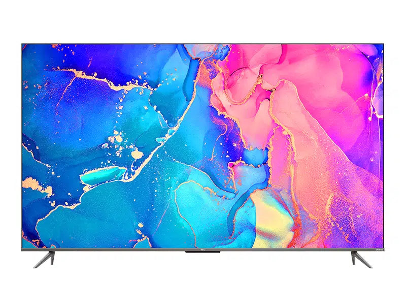 Televizor TCL QLED 65C635, 164 cm, Smart Google TV, 4K Ultra HD, Clasa F