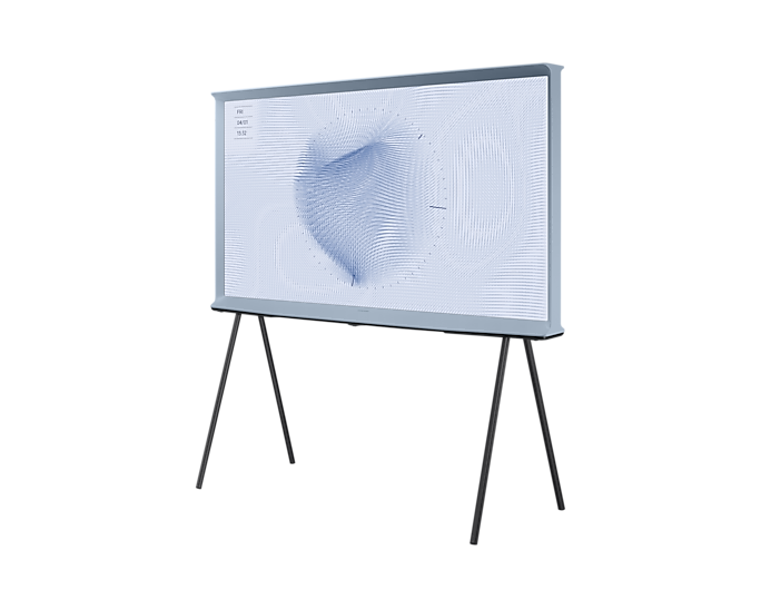 Televizor Samsung QLED The Serif 50LS01BH, Cotton Blue, 125 cm, Smart, 4K Ultra HD, Clasa G